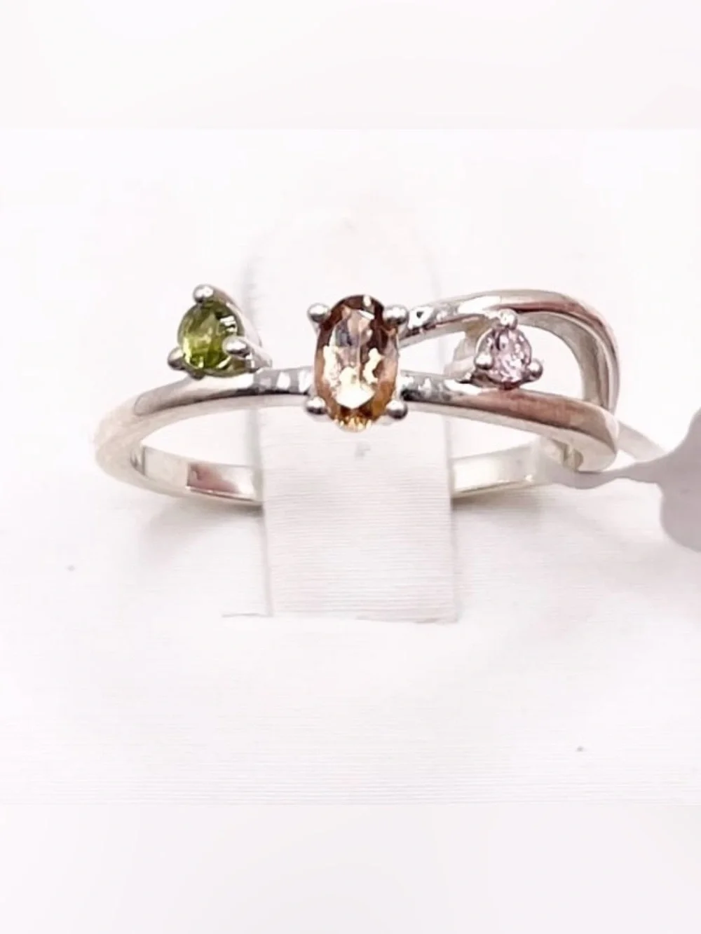 Size 6.5 Tourmaline 925 Sterling silver ring
